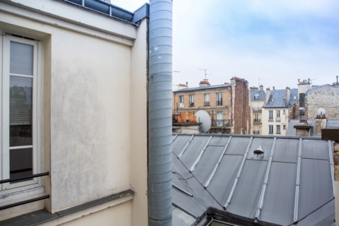 Toits de Paris dans le 18e arrondissement