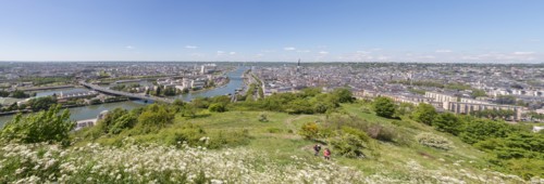 Rouen, Panorama depuis la Côte Sainte-Catherine