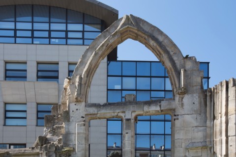 Rouen, remains of the former church of Saint-Vincent