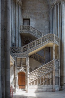 Rouen Cathedral, stairway