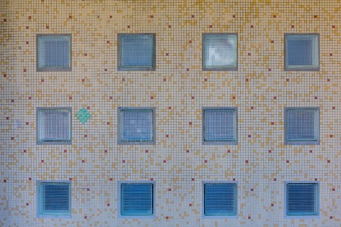Rouen, detail d'un batiment Rue Jeanne d'Arc