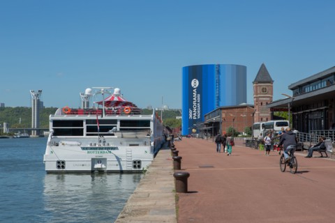 Rouen, Panorama XXL and rehabilitated former docks