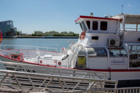 Rouen, bateau de croisiere
