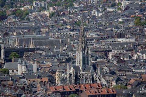 Rouen, Panorama depuis la Côte Sainte-Catherine