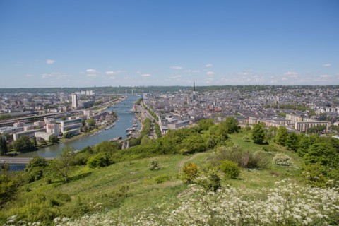 Rouen, Panorama depuis la Côte Sainte-Catherine