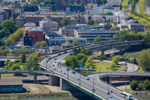 Rouen, Panorama depuis la Côte Sainte-Catherine