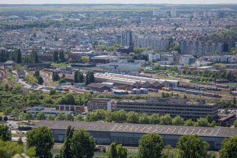 Rouen, Panorama depuis la Côte Sainte-Catherine