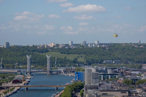 Rouen, Panorama depuis la Côte Sainte-Catherine