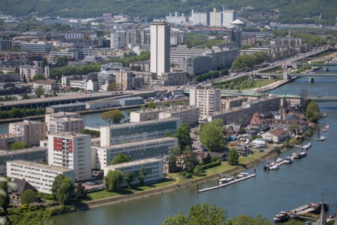 Rouen, Panorama depuis la Côte Sainte-Catherine