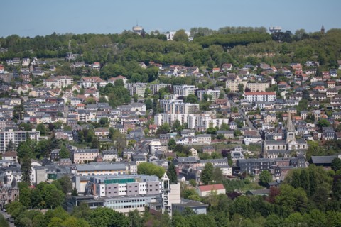 Rouen, Panorama depuis la Côte Sainte-Catherine