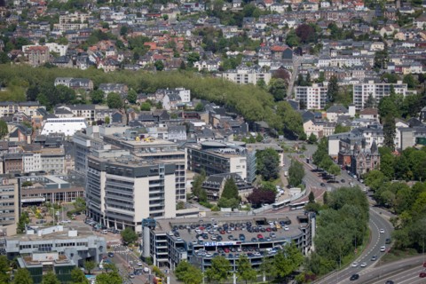 Rouen, Panorama depuis la Côte Sainte-Catherine