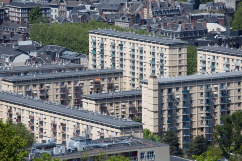 Rouen, Panorama depuis la Cote Sainte-Catherine