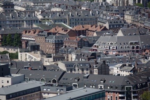 Rouen, Panorama depuis la Côte Sainte-Catherine