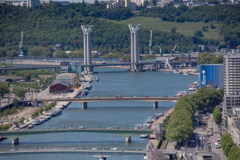 Rouen, Panorama depuis la Côte Sainte-Catherine