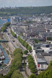 Rouen, Panorama depuis la Côte Sainte-Catherine