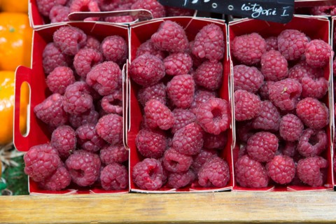 Barquettes de framboises