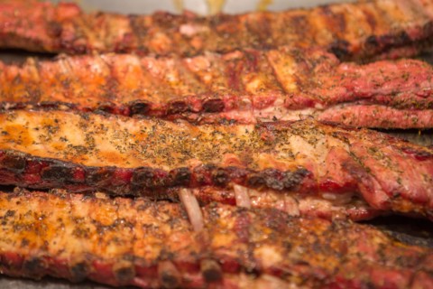 Morceau de viande grillee