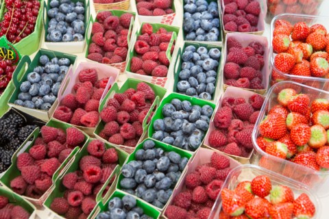 Barquettes de fruits rouges