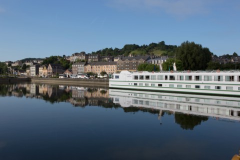 Honfleur, embarcadère des bateaux de croisière