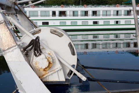 Honfleur, embarcadère des bateaux de croisière