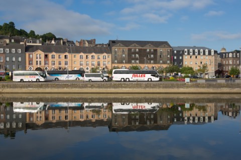 Honfleur, embarcadère des bateaux de croisière