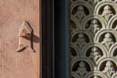Honfleur, détail de porte d'entrée