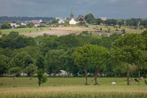 Baie du Mont-Saint-Michel, village d'Ardevon