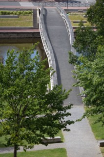 Saint-Lô, passerelle sur la Vire