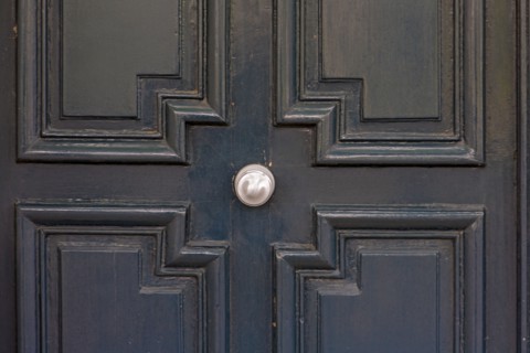 Nantes, détail d'une porte