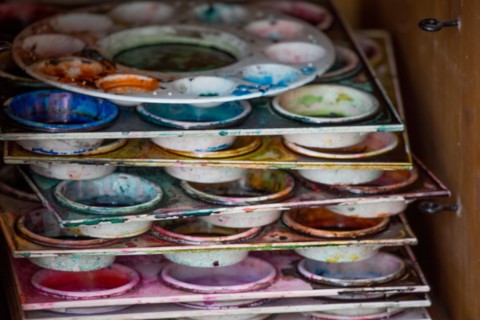 Paris, Atelier Elzevir, palettes