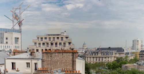 Paris, vue sur la mairie du 13e arrondissement