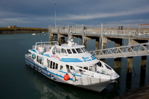 Port de Granville, embarcadère pour les Iles Chausey