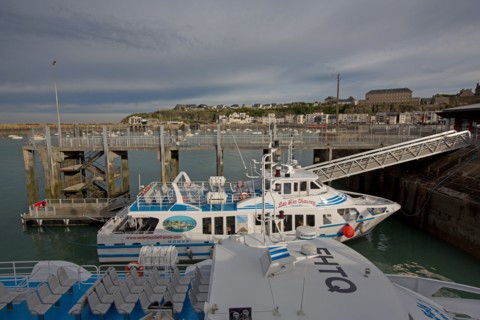Port de Granville, embarcadère pour les Iles Chausey