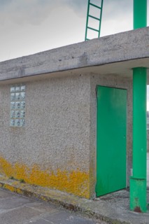 Port de Granville, détail de la digue