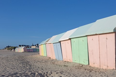 Berck Plage, cabines de bain