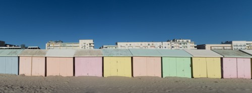 Berck Plage, cabines de bain