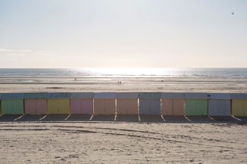 Berck Plage, cabines de bain