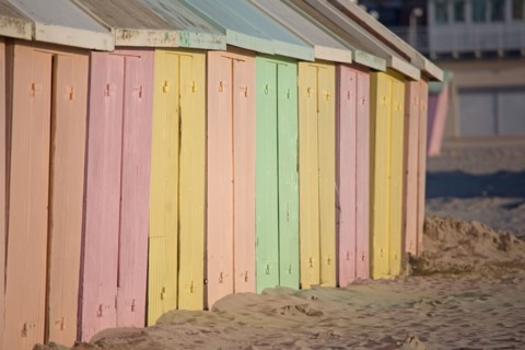 Berck Plage, cabines de bain