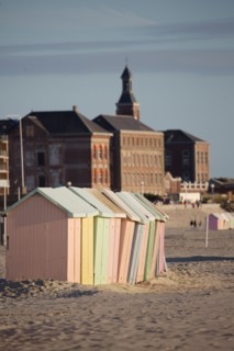 Berck Plage, cabines de bain