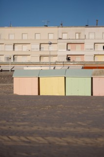 Berck Plage, cabines de bain