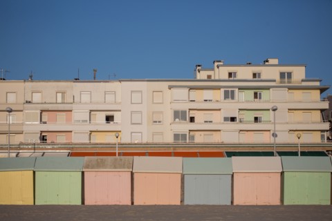 Berck Plage, cabines de bain