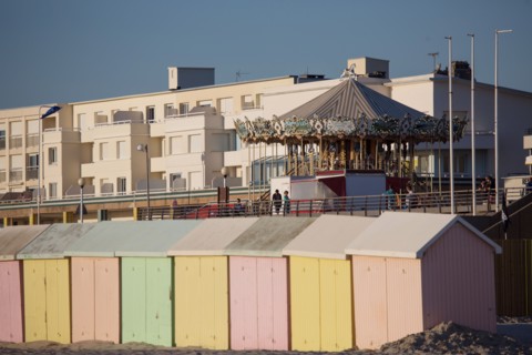 Berck Plage, cabines de bain