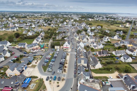 Vue depuis le phare d'Eckmühl, Finistère Sud