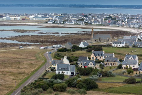 Vue depuis le phare d'Eckmühl, Finistère Sud