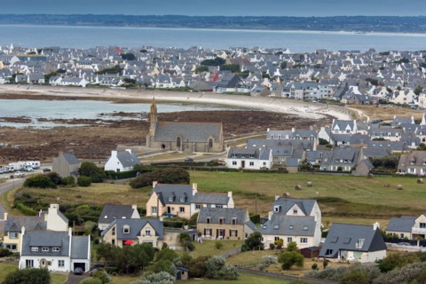 Vue depuis le phare d'Eckmühl, Finistère Sud