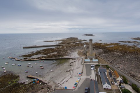 Vue depuis le phare d'Eckmühl, Finistère Sud