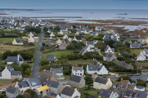 Vue depuis le phare d'Eckmühl, Finistère Sud