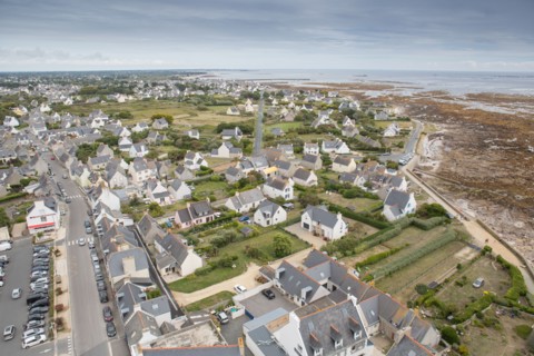 Vue depuis le phare d'Eckmühl, Finistère Sud