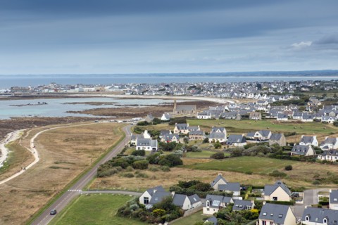 Vue depuis le phare d'Eckmühl, Finistère Sud