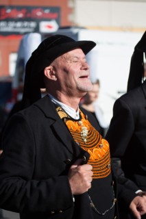 Défilé folklorique à Saint-Guénolé, Finistère Sud